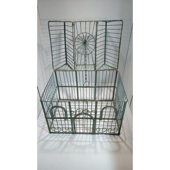 Vintage wire Bird Cage  birdcage - Picture 9 of 12